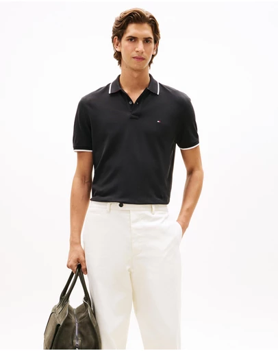 Tommy Hilfiger - Regular Fit Tipped Pique Polo Shirt