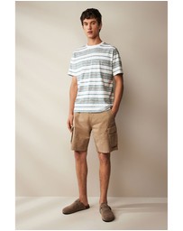 NEXT - Textured Stripe T-Shirt