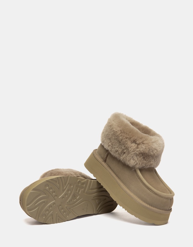 EVERAU - EverAU Ugg Loofee Cow Suede Upper UGG Boots