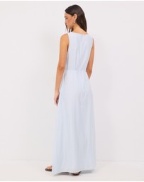 Calli - Malik Tucked Maxi Dress