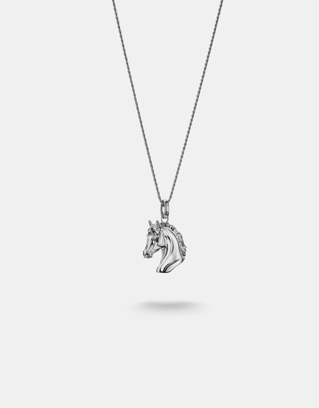 THOMAS SABO - THOMAS SABO Horse Head Necklace with Zirconia
