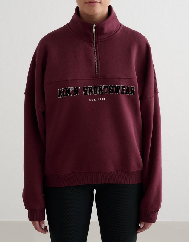 Aim'n - Varsity Half Zip Sweatshirt