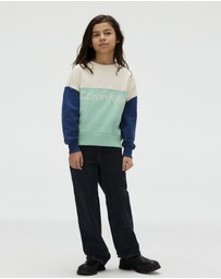 Calvin Klein Jeans - Colourblock Logo Sweatshirt