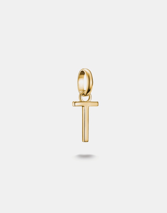 THOMAS SABO - THOMAS SABO Connect Charm letter T Gold