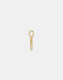 Zoe Olivia - 9K Gold Lab Grown Diamond Initial K Pendant