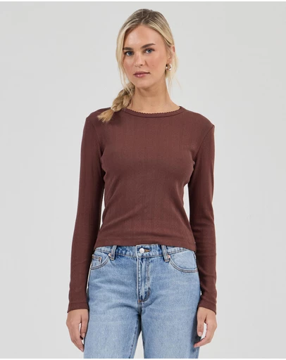Rolla's - Pointelle Classic Long Sleeve Top