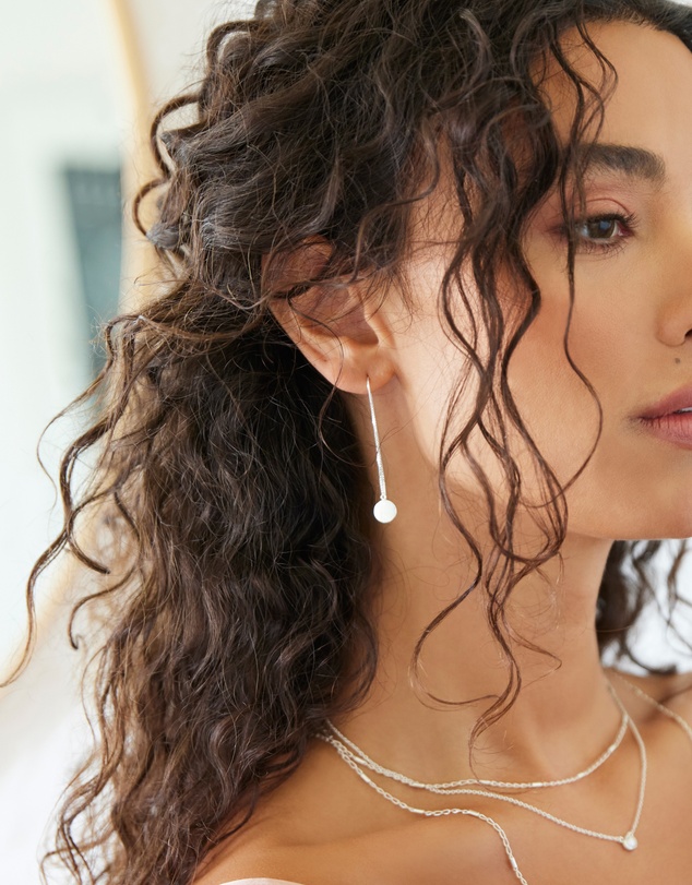 Najo - Double Beat Thread Earring
