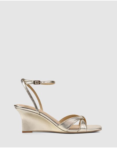 Gold Metallic Leather