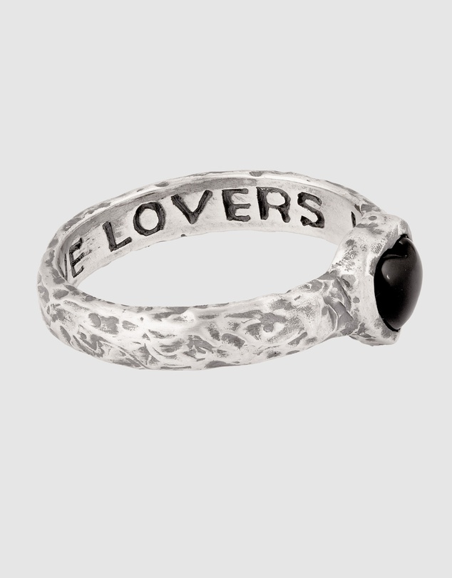 Haze & Glory - ICONIC EXCLUSIVE - Ring Men Onyx Hearty 925 Sterling Silver