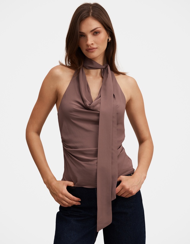 Forever New - Bindi Scarf Cowl Neck Top