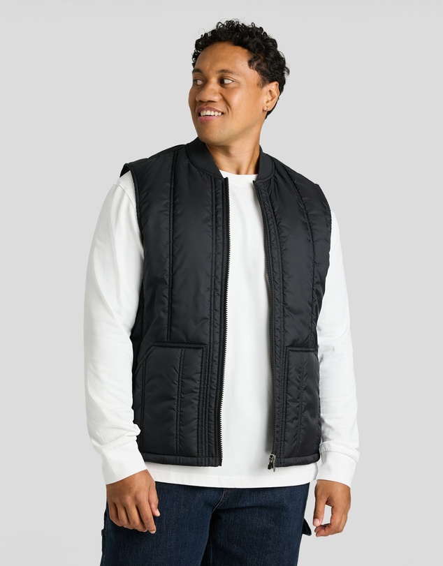 Johnny Bigg - Panel Zip Thru Vest
