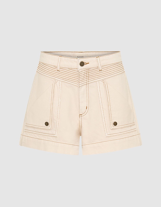 KIVARI - Celene Denim Shorts