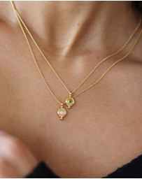Ottoman Hands - October Birthstone Pendant Necklace