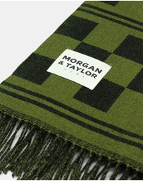Morgan & Taylor - Haven Throw Blanket in Green