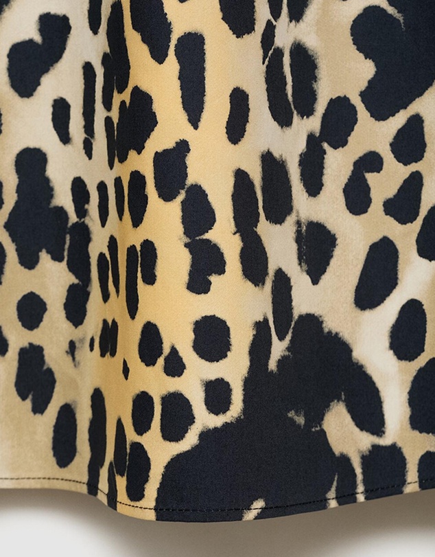 M.N.G - Falda Algodón Animal Print