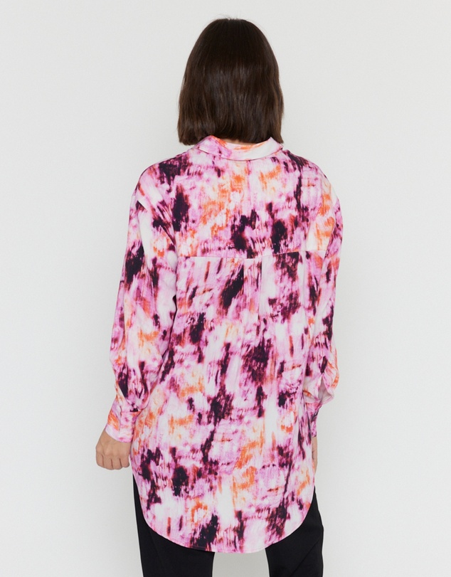 ALEXANDRA - Kristos Shirt Pink Textured Print