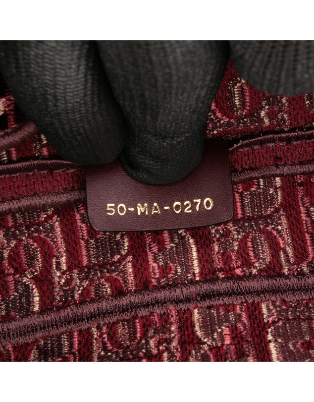 Pre-Loved by Azura Reborn - Pre-Loved Oblique Embroidered Velvet Saddle Bag