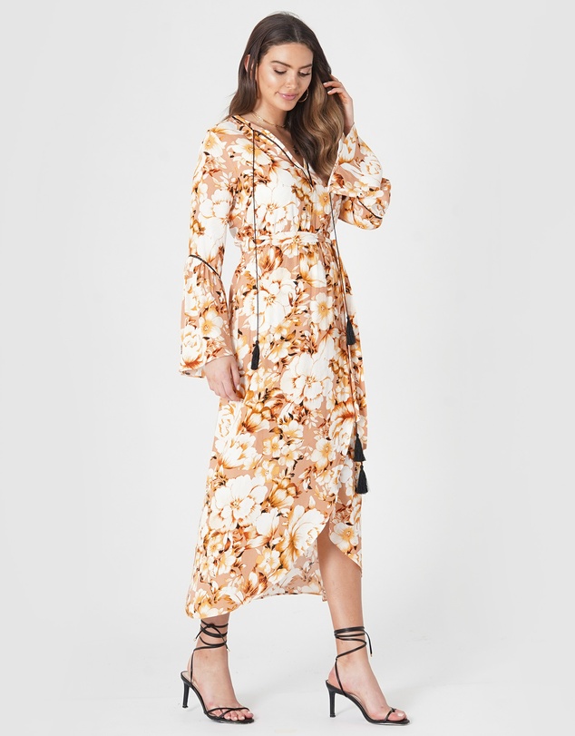 Amelius - Golden Flower Dress