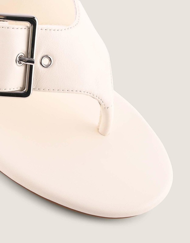 Shelly Shen - Suri High Sandals White Leather