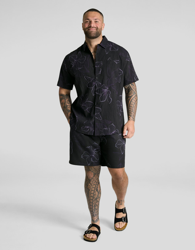 Johnny Bigg - Smoke Floral Swim Short