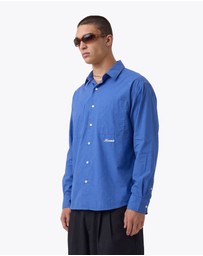 Zanerobe - Business LS Shirt Chalk Blue