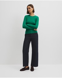 Country Road - Long Sleeve Rib Top