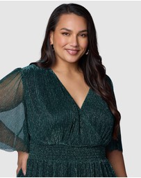 Pink Dusk by Curve Project - Steamy Encounters Maxi Dress