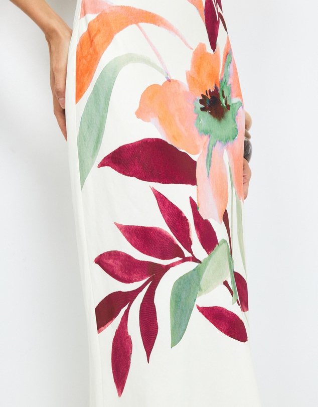 AERE - Isla Scoop Neck Maxi Dress