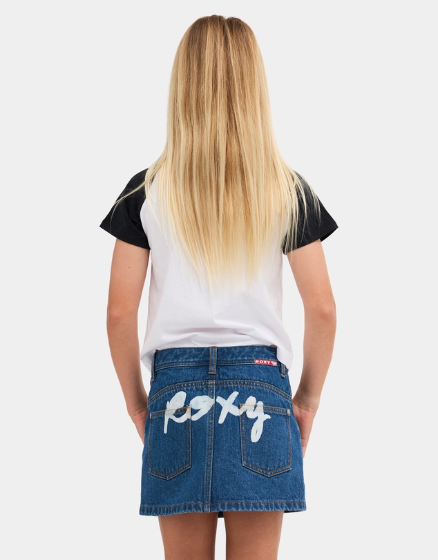 Roxy - Girls 8 to 16 Backslider Mini Denim Skirt