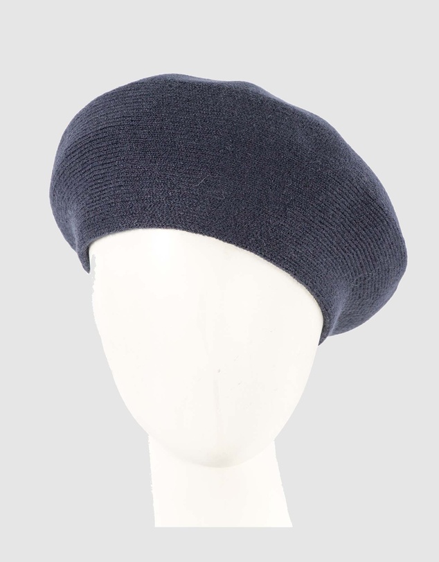 Max Alexander - European Made Navy Soft Wool Beret