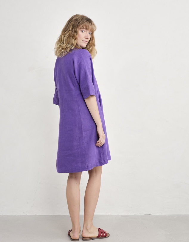 Seasalt - Seasalt Cornwall Purple Draw Kiln Dress