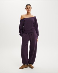 Cotton On - Relaxed Off Shoulder Sweatshirt