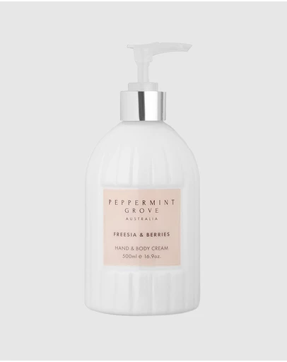 Peppermint Grove - Freesia & Berries Hand & Body Cream - 500ml