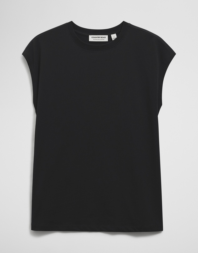 Country Road - Australian Cotton Relaxed Crew Tank