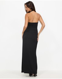 Dazie - Nightfall Halter Maxi Dress