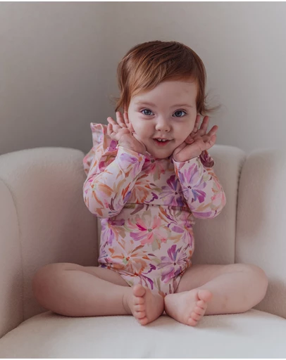 WITH LOVE FOR KIDS - Shimmy Long Sleeve Swimmers - Babies - Kids