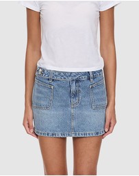 Thrills - Wyatt Y2K Mid Rise Mini Skirt
