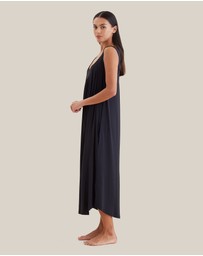 Papinelle - Kate Modal Soft Pleat Front Maxi Nightie