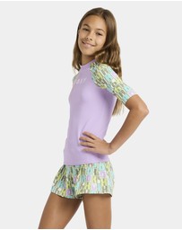 Roxy - Girls 4 to 16 Roxy Active RG Lycra Rash Vest