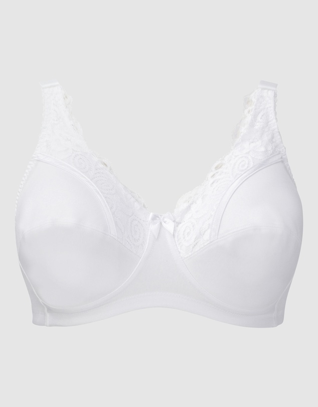 Royce Lingerie - Jasmine Wirefree Full Cup Mastectomy Bra with Cotton