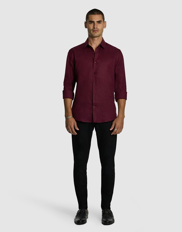 yd. - West Hampton Pure Linen Shirt