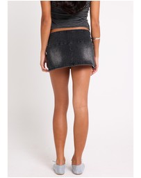 Neon Hart - Belted Super Mini Skirt