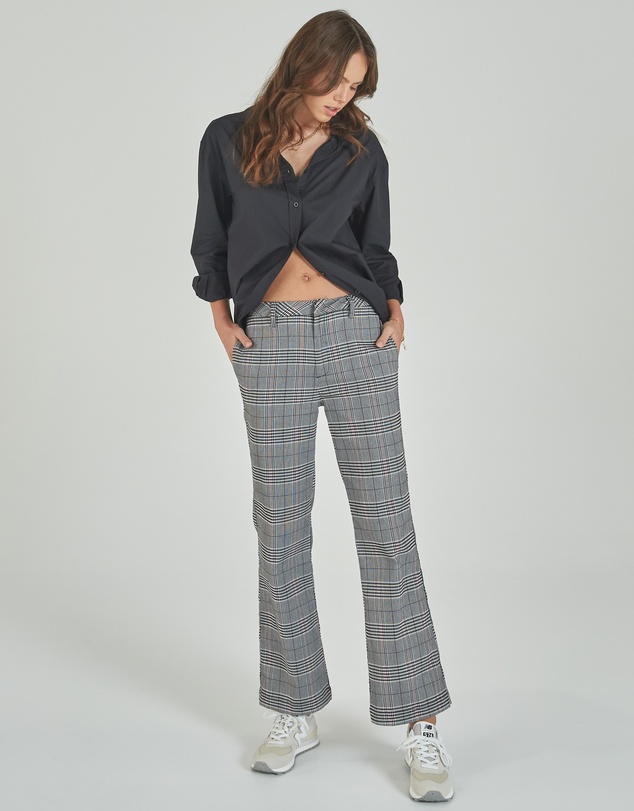 DRICOPER DENIM - Check Kick Flare Trousers