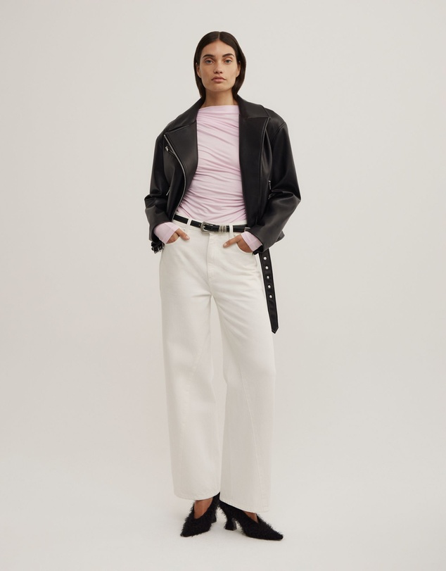 Witchery - Draped Jersey Long Sleeve Top