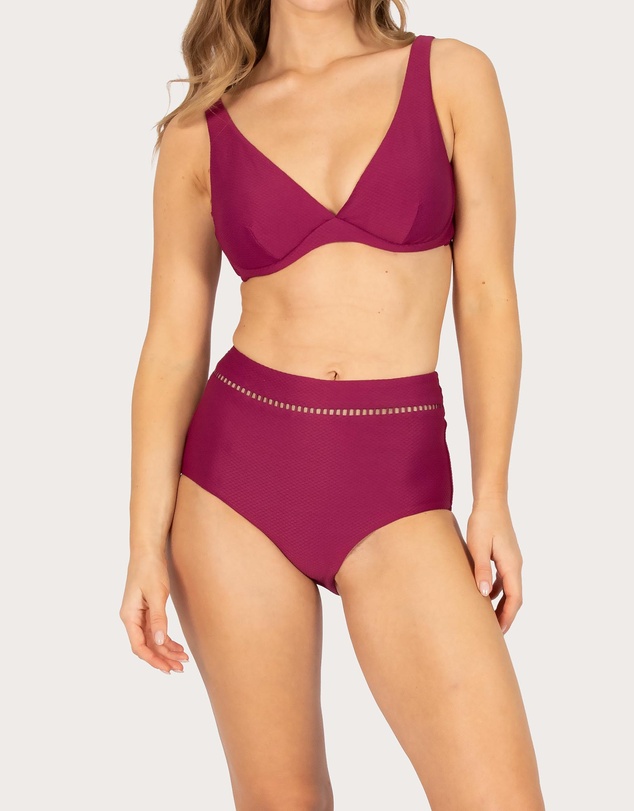 Baku Swimwear - Rococco Lace High Waist Bikini Bottom