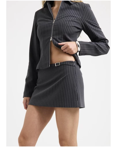 Alice In The Eve - Anna Pinstripe Mini Skirt