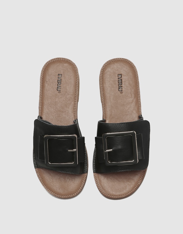 EVERAU - EverAU Ugg Bera Cow Leather Upper Sandals