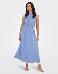 ONLY - Tamari Smock Check Dress