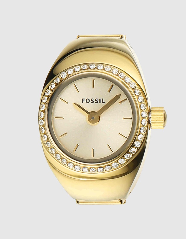 Fossil - Ring Gold Tone Analogue Watch