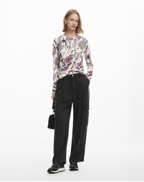 Desigual - Sweater with floral details